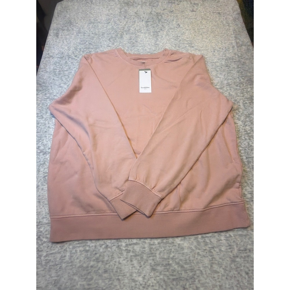 Goodfellow & Co‎ Mens Pink Crewneck Long Sleeve Sweatshirt XL NWT…..